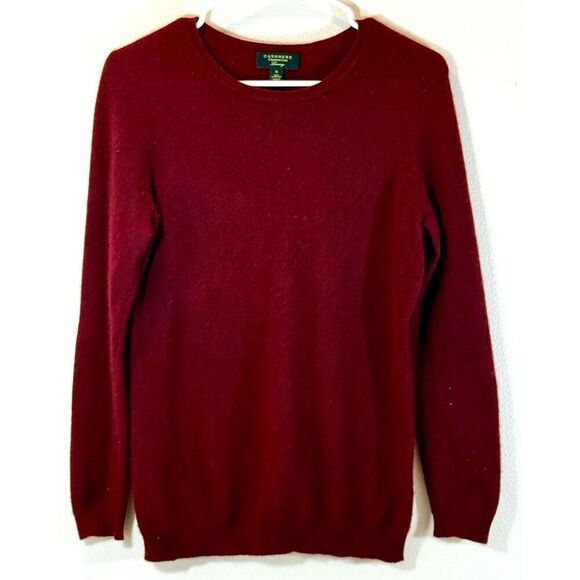 Charter Club Luxury 100% Cashmere Long Sleeve Crew Neck Sweater Women’s Small - Picture 1 of 9